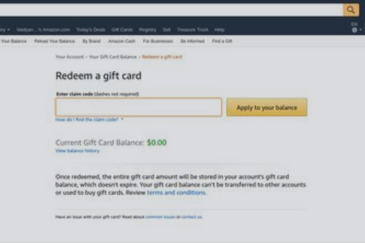 How To Check If Amazon Gift Card Has Been Redeemed